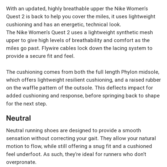 EUC Nike: Quest 2 Running Shoe, Stone Mauve, Women's 10.5 - Picture 10 of 12